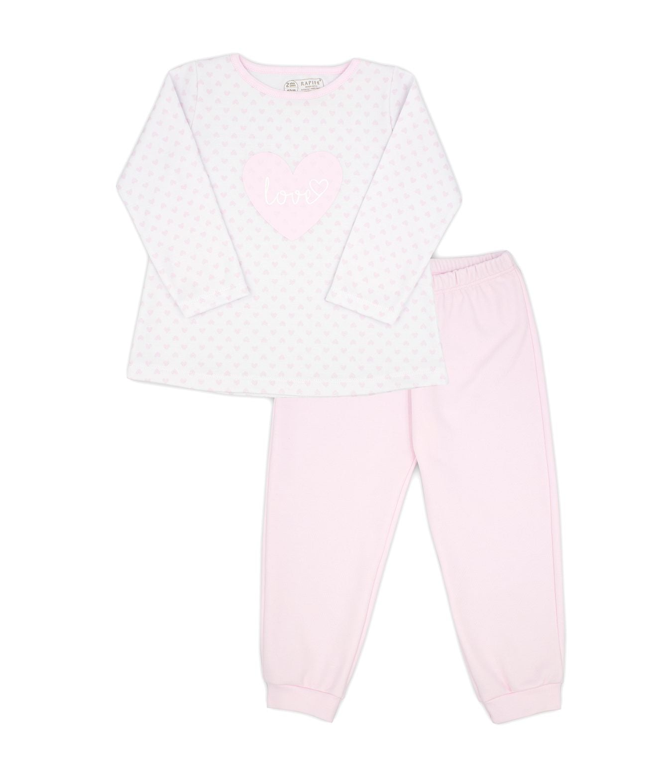 Pink Heart Bib